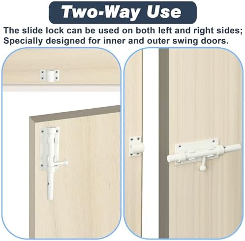 Alise Heavy Duty Stainless Steel Slide Lock Gate Latch