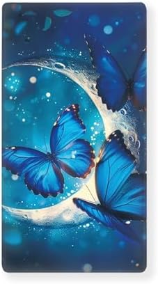 Zanxiantu Blue Butterfly Crib Sheet Standard Size