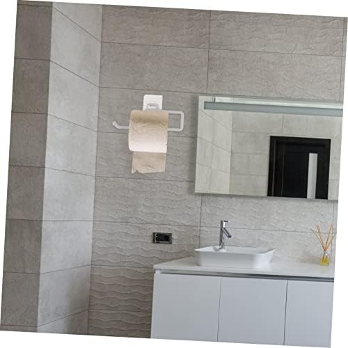 POPETPOP Wall-Mounted Toilet Paper Holder Stylish Multi-Functional