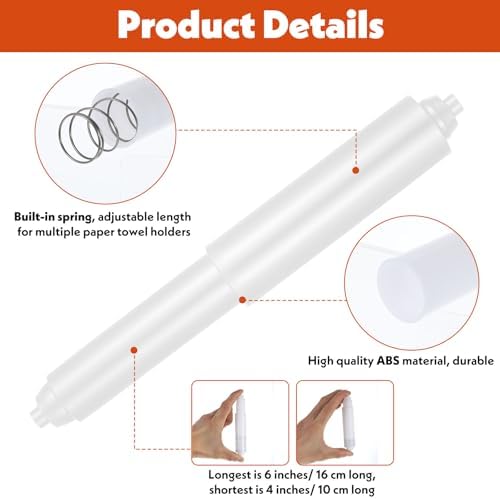 Quilax 2Pcs Toilet Paper Holder Roller Replacement