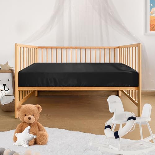 Pro Goleem Satin Crib Sheet for Baby with Soft Silky Texture