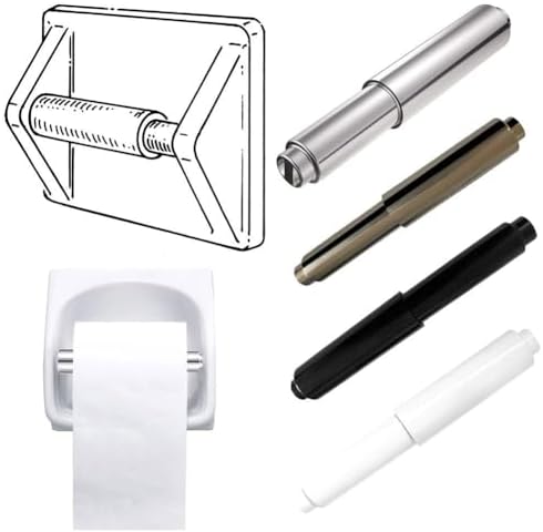 Stainless Steel Retractable Toilet Paper Rod Holder