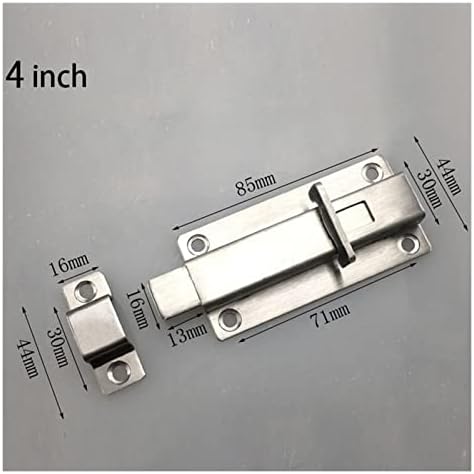 SHAUNI 2 Inch Stainless Steel Gate Latch Lock
