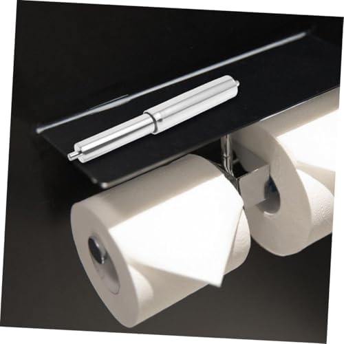 KALLORY 3Pcs Toilet Paper Holder Replacement with Spring Loaded Roller