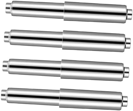 Anneome 4PCS Chrome Toilet Paper Holder Rod Replacement