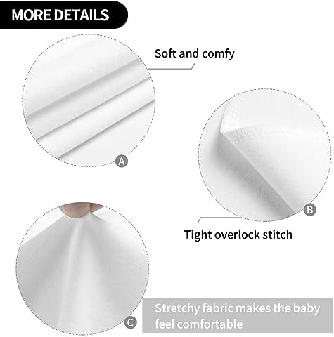 White Leather Baby Swaddle Blanket with Headband and Beanie Set
