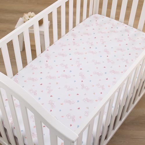 NoJo Disney Minnie Mouse Crib Sheet