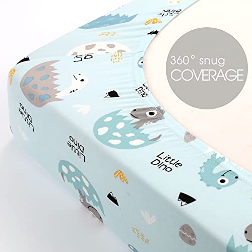 GRSSDER Ultra Soft Stretchy Crib Sheets 2 Pack 1