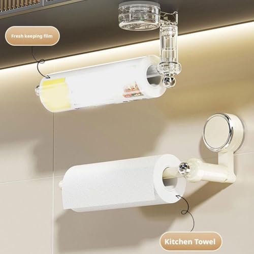Suction Cup Toilet Paper Holder with Twist Lock Design