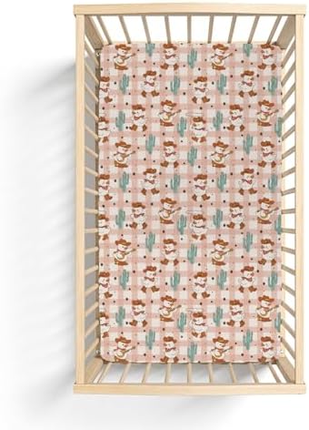 Geese Cowboy Baby Crib Sheets 52x28 Inch