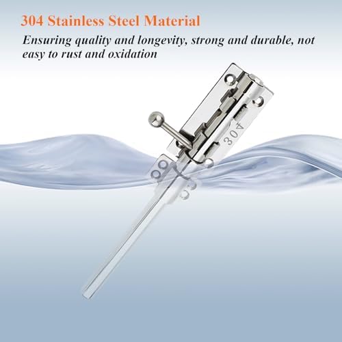 304 Stainless Steel Gate Latch Heavy Duty Security Bolt