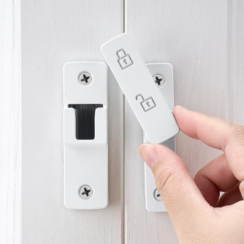 2 Packs 180 Degree Barn Door Latches with Screws