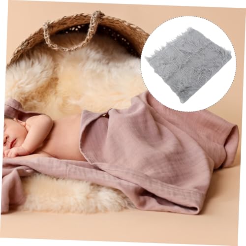 NUOBESTY Faux Fur Blanket for Baby Photoshoot