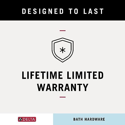 Delta Stryke 18-in Wall Mount Towel Bar in Matte Black 1