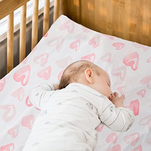 Healeved Bassinet Mattress Pad Cover for Boy Girl