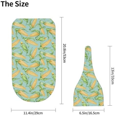 Muishi Baby Corn Swaddle Blanket Hat Set
