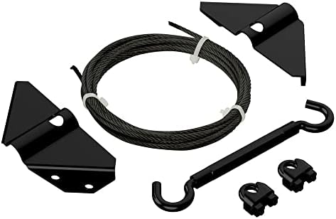 National Hardware Anti-Sag Gate Kit Black