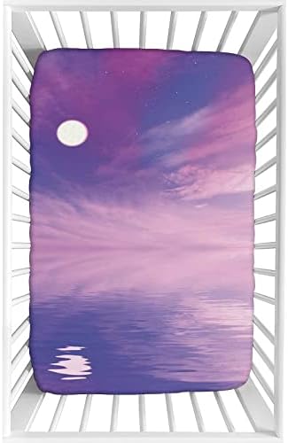 XISUNYA Decorative Crib Sheet Little Stars Print 28x52 Universal