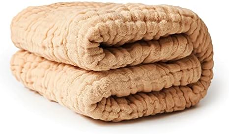 Daxue 100 Natural Cotton Swaddling Blankets - 43x43 Inch Breathable Muslin Wrap