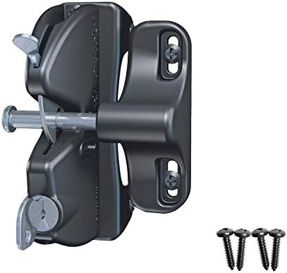 DD Technologies LokkLatch Gravity Locking Gate Latch Black 1