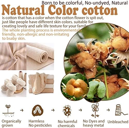 Daxue 100 Natural Cotton Swaddling Blankets - 43x43 Inch Breathable Muslin Wrap