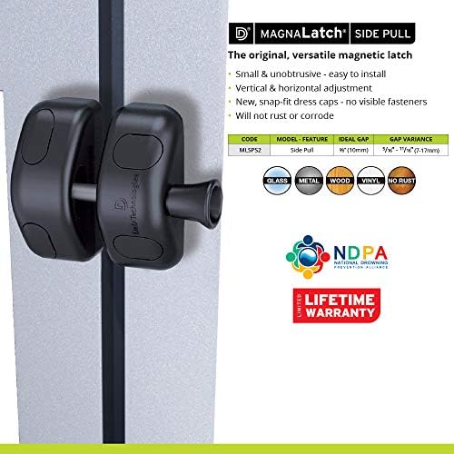 DD Technologies Magnetic Gate Latch Kit with Child Safety