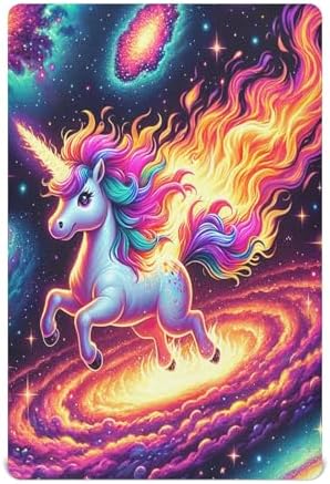 Ultra Soft Unicorn in Space Crib Sheet for Boys