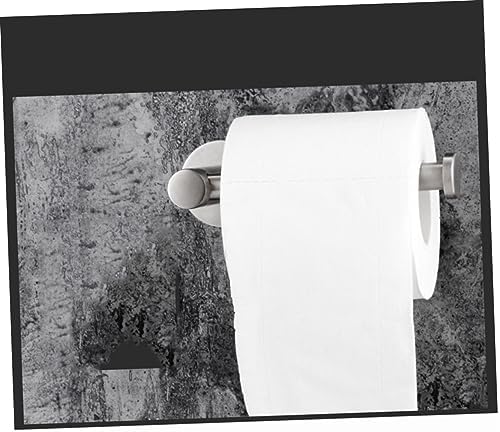 OUNONA 304 Stainless Steel Toilet Paper Holder Adhesive No Drill