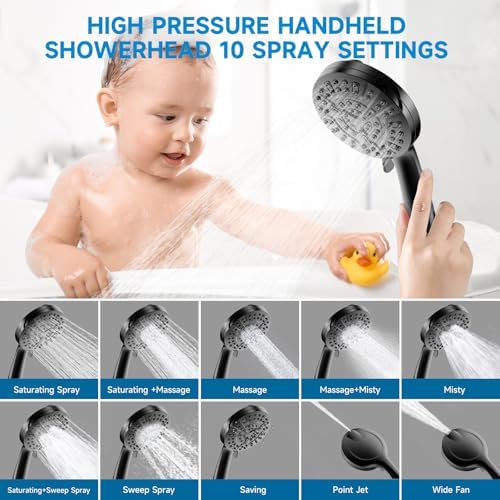 NecYINuoVe Dual Shower Head Combo Set