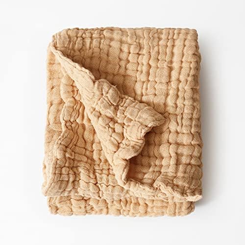 Daxue 100 Natural Cotton Swaddling Blankets - 43x43 Inch Breathable Muslin Wrap