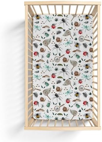 Hunt Baby Crib Sheets for Boy Girl 52x28 Soft Stretchy
