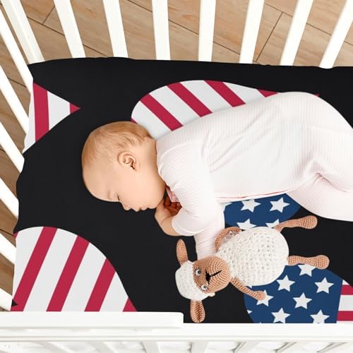Happy July 4th Crib Sheets for Baby Toddler