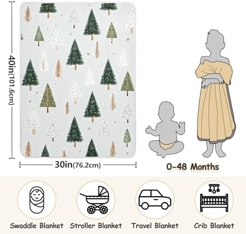 Sanluoli Baby Blanket Seat Blankets for Newborns Toddlers 30x40in