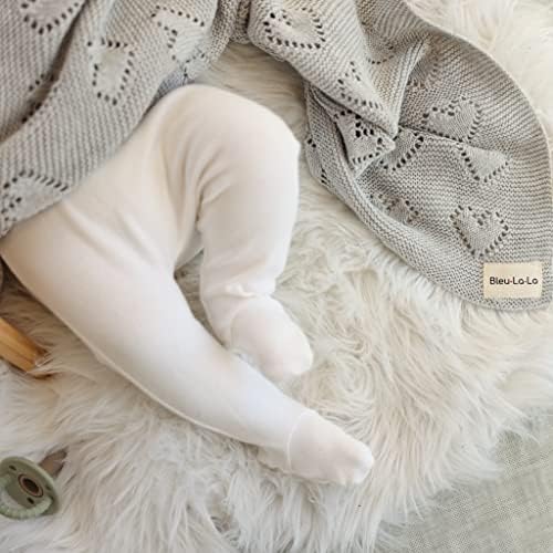 Bleu La La 100 Cotton Swaddle Blanket - Soft Warm Cozy