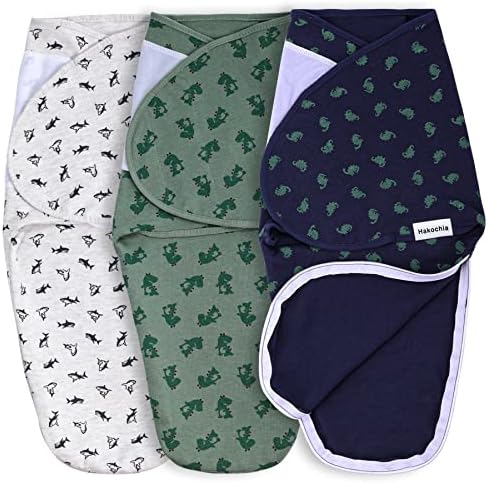 Hakochia Swaddle Blanket with Zipper 3 Pack