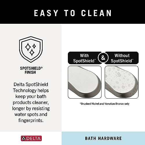 Delta Faucet PTR24-BN Porter Towel Bar 24 SpotShield Brushed Nickel 1