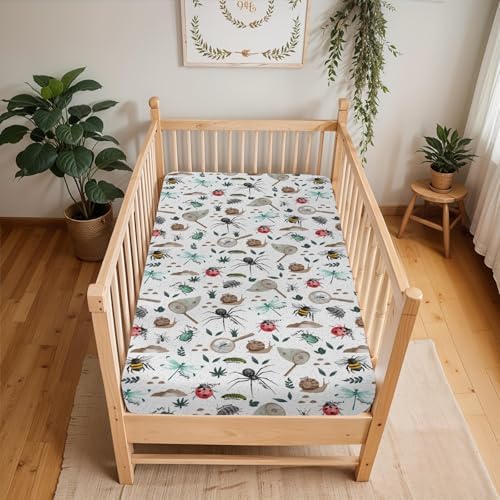 Hunt Baby Crib Sheets for Boy Girl 52x28 Soft Stretchy