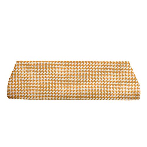 BKB Moses Basket Sheet Happy Houndstooth Gold