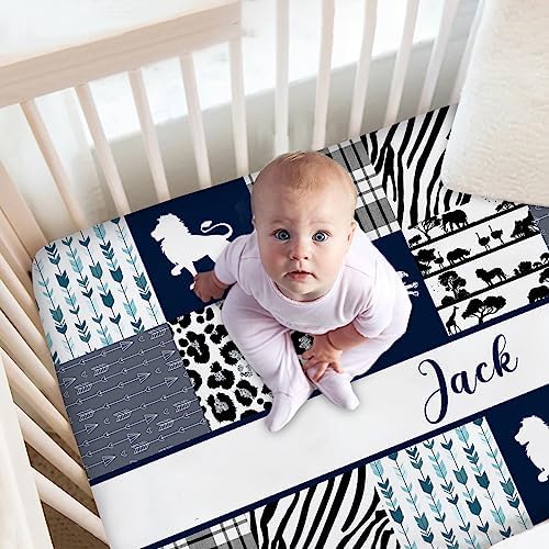 Personalized Baby Crib Sheets for Boys with Name