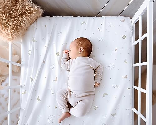 Sorrel Fern Crib Sheets - Buttery Soft Organic Cotton Blend 2 Pack