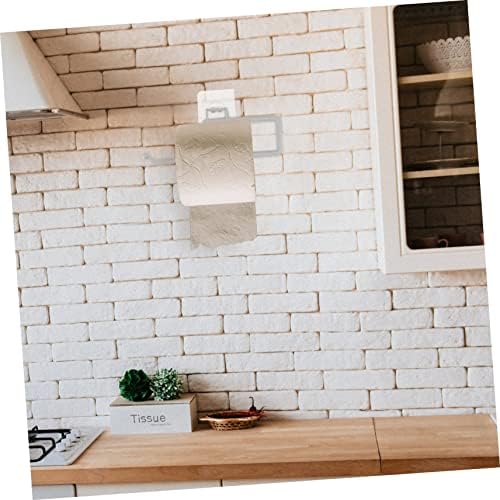 POPETPOP Wall-Mounted Toilet Paper Holder Stylish Multi-Functional