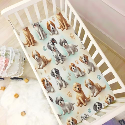 Kigai Crib Sheets for Boys Girls Pack N Play
