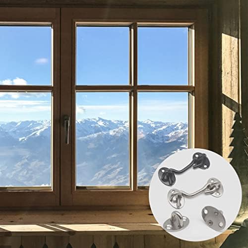 DEIHGE Hook and Eye Latch for Barn Door and Window