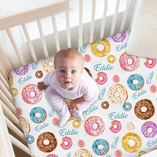 Munific Custom Fitted Crib Sheets with Name 1