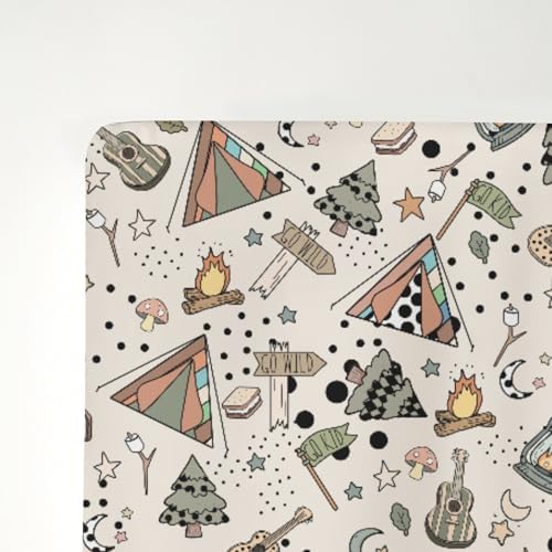Leopard Pattern Baby Crib Sheets for Boy Girl 28x52