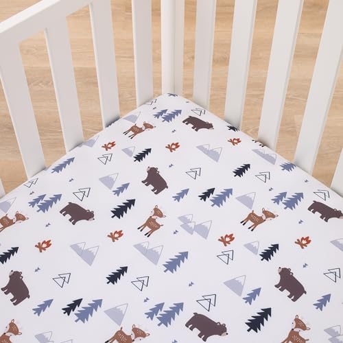 NoJo Little Love Crib Sheet Forest Friends
