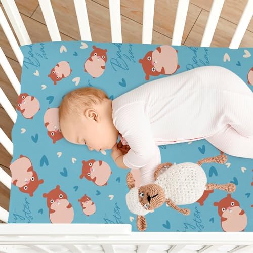 KICPOAY Crib Sheets with Elastic Band