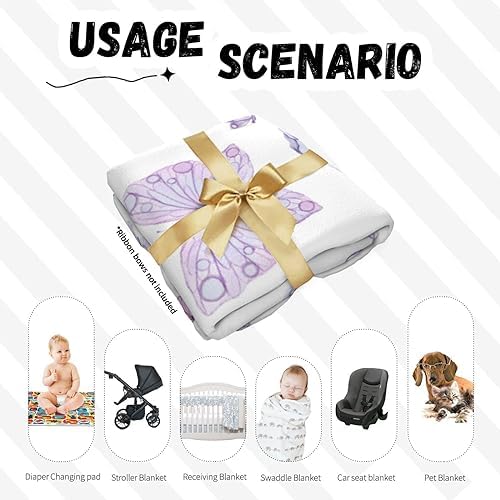 Personalized Newborn Swaddle Blanket with Beanie Hat Set