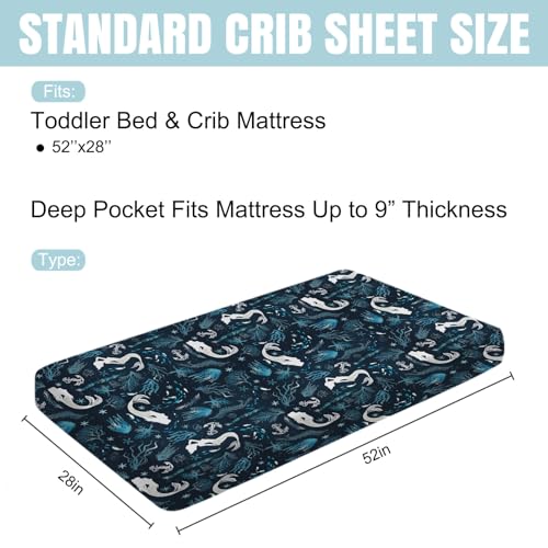 Hwmmbh Undersea Mermaids Crib Sheet 52x28
