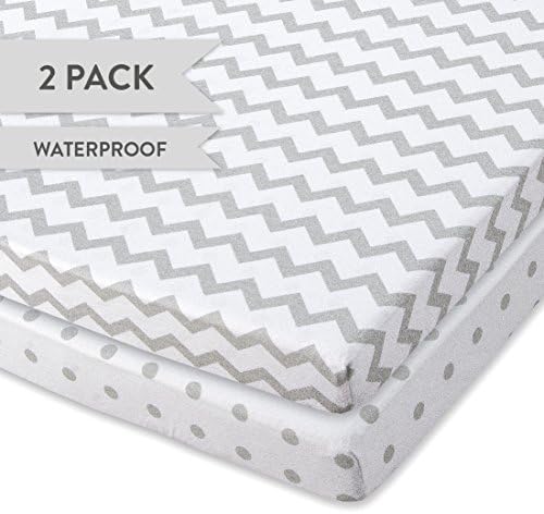Elys Co Kids Waterproof Pack n Play Sheet 2 Pack 1